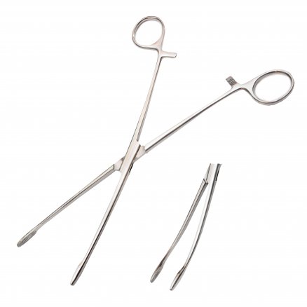 Корнцанг по Maier, прямий для дітей. Довжина 23,0 см